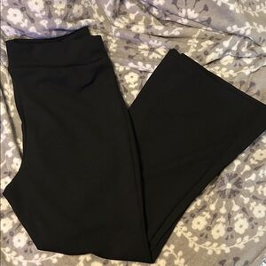 SHEIN Elegant Black Flare Pants